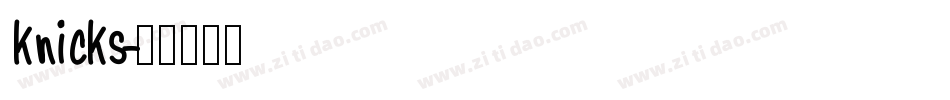 knicks字体转换