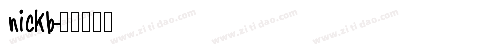 nickb字体转换
