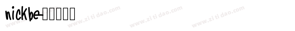 nickbe字体转换