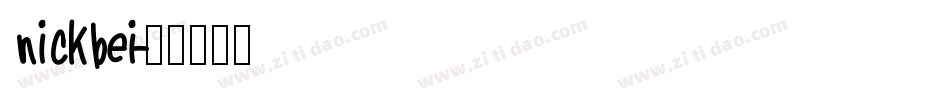 nickbei字体转换