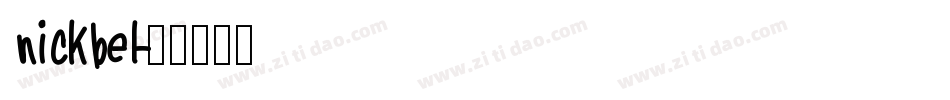 nickbel字体转换