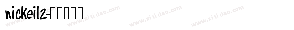 nickeil2字体转换