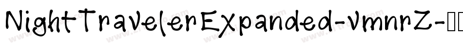 NightTravelerExpanded-vmnrZ字体转换