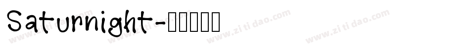 Saturnight字体转换