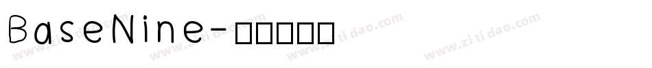 BaseNine字体转换