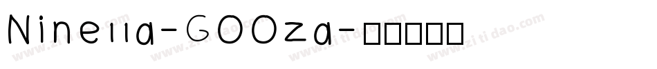 Ninella-GOOza字体转换
