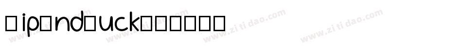 NipAndTuck字体转换
