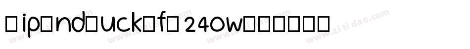 NipAndTuckNf-24ow字体转换
