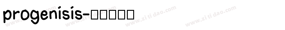 progenisis字体转换