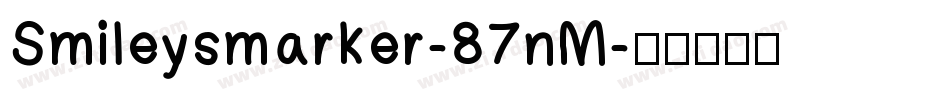 Smileysmarker-87nM字体转换