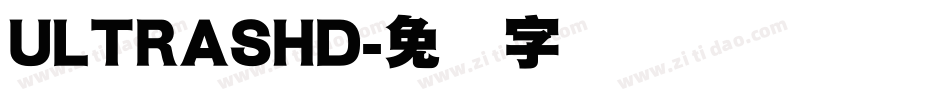 ULTRASHD字体转换