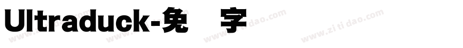 Ultraduck字体转换