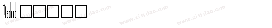 Madrid字体转换