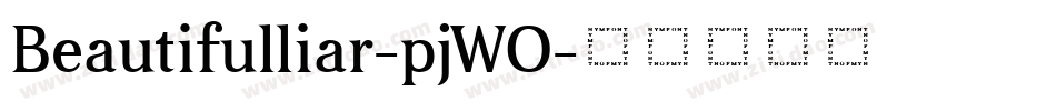 Beautifulliar-pjWO字体转换