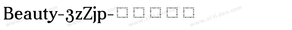 Beauty-3zZjp字体转换