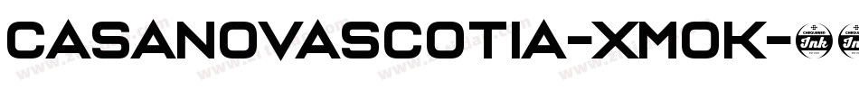 CasanovaScotia-Xm0K字体转换