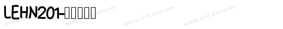 LEHN201字体转换