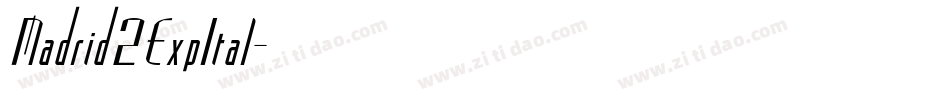 Madrid2ExpItal字体转换