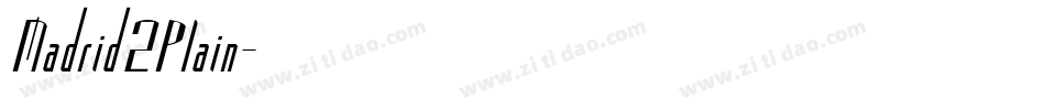 Madrid2Plain字体转换