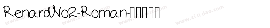 RenardNo2-Roman字体转换