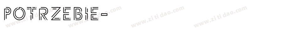 Potrzebie字体转换