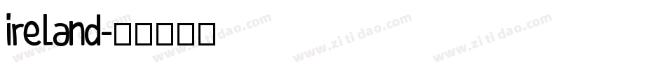 Ireland字体转换
