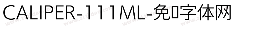 CALIPER-111ML字体转换