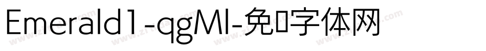 Emerald1-qgMl字体转换