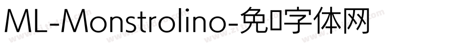 ML-Monstrolino字体转换