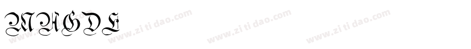 MAGDE字体转换