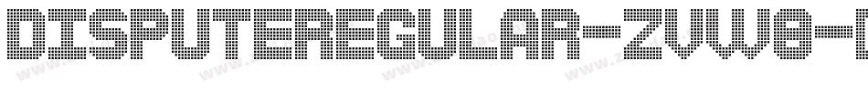 DisputeRegular-ZVw8字体转换
