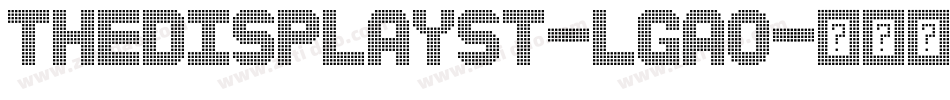 TheDisplaySt-lGa0字体转换