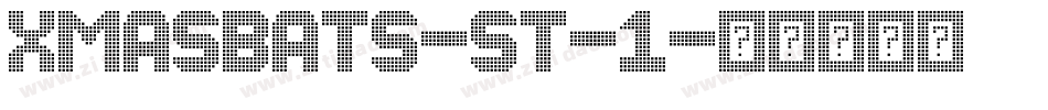 Xmasbats-St-1字体转换