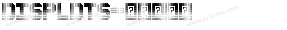 displdts字体转换