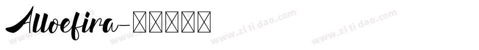 Alloefira字体转换