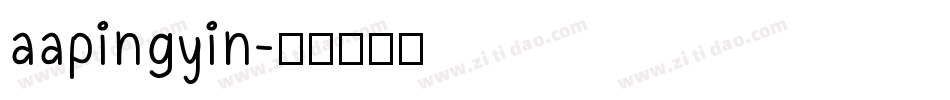 aapingyin字体转换