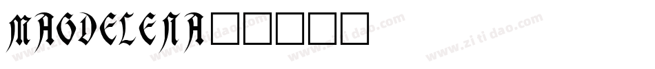 Magdelena字体转换