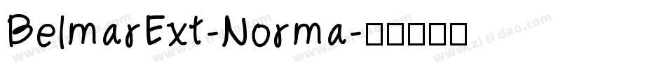 BelmarExt-Norma字体转换