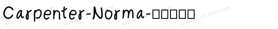 Carpenter-Norma字体转换