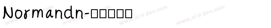 Normandn字体转换