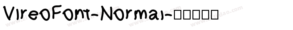 VireoFont-Normal字体转换