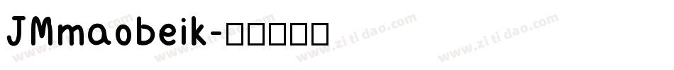 JMmaobeik字体转换