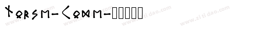 Norse-Code字体转换