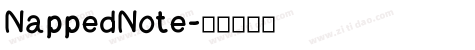 NappedNote字体转换