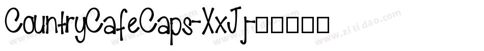CountryCafeCaps-XxJj字体转换