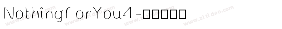 NothingForYou4字体转换