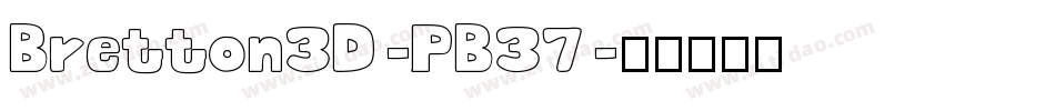 Bretton3D-PB37字体转换