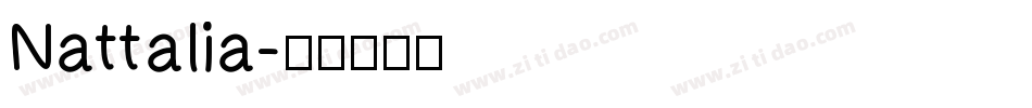 Nattalia字体转换