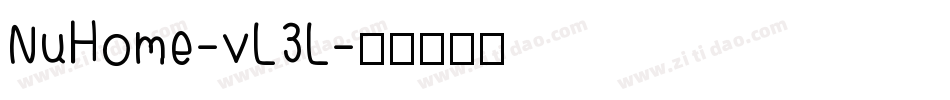 NuHome-vL3L字体转换