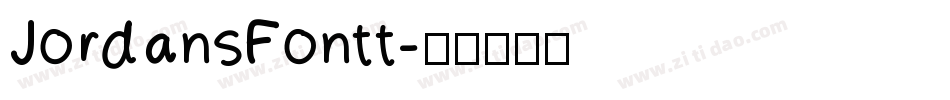 JordansFontt字体转换